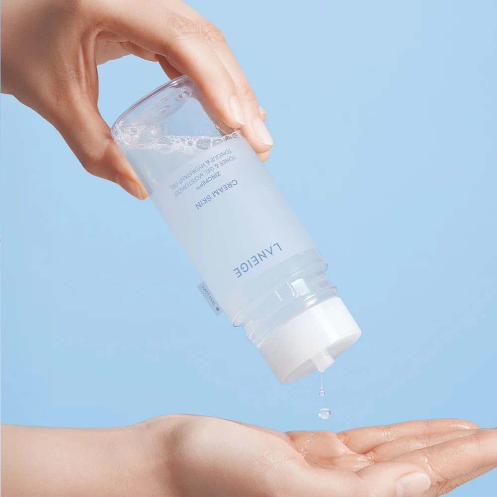 Laneige Cream Skin Zincpep™ som balanserar talgproduktionen och stärker hudbarriären
