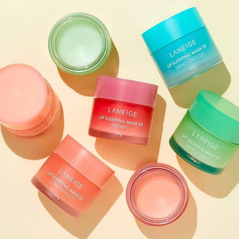 Laneige nattmask för läpparna med Moisture Wrap Technology som hjälper till att kapsla in fukt hela natten