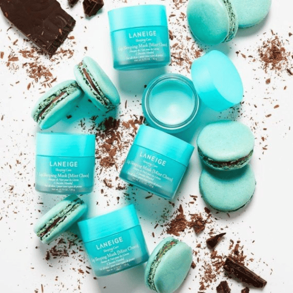 Laneige nattmask för läpparna med Moisture Wrap Technology som hjälper till att kapsla in fukt hela natten