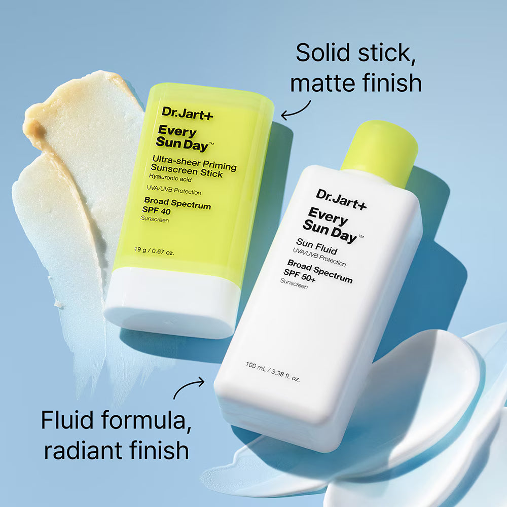Hydrating sunscreen stick with hyaluronic acid for smooth skin
