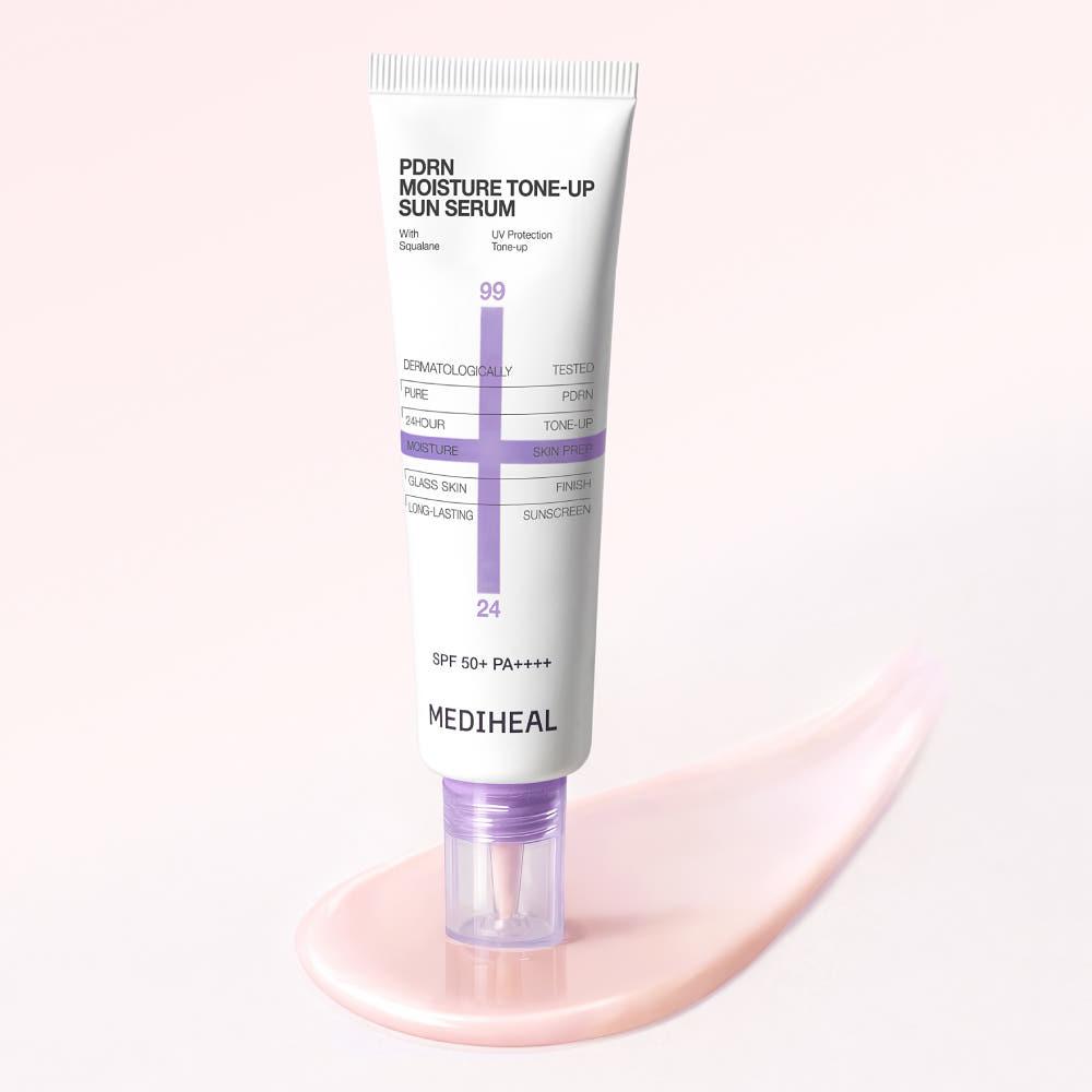 Återfuktande Tone Up Sunscreen med PDRN, squalane och 10 former av hyaluronsyra