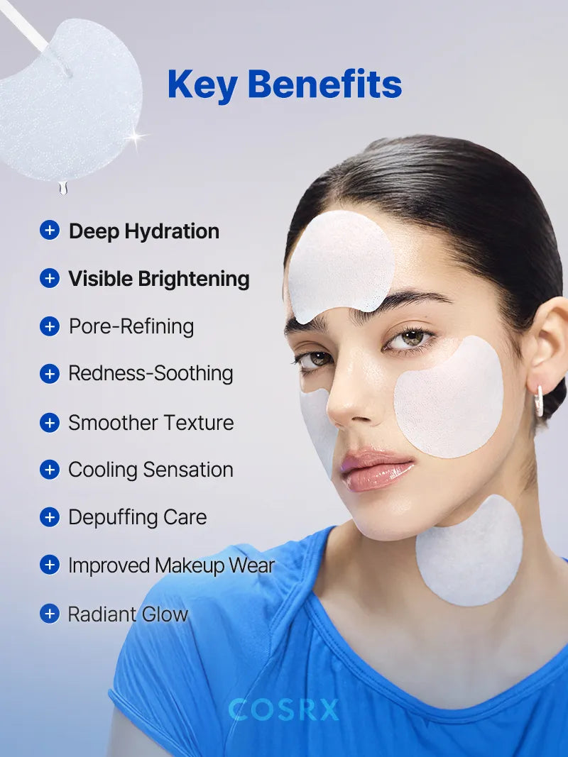 Hydrating toner pads med Alpha-Arbutin, vitamin C och Glutathione för klarare och mer strålande hud