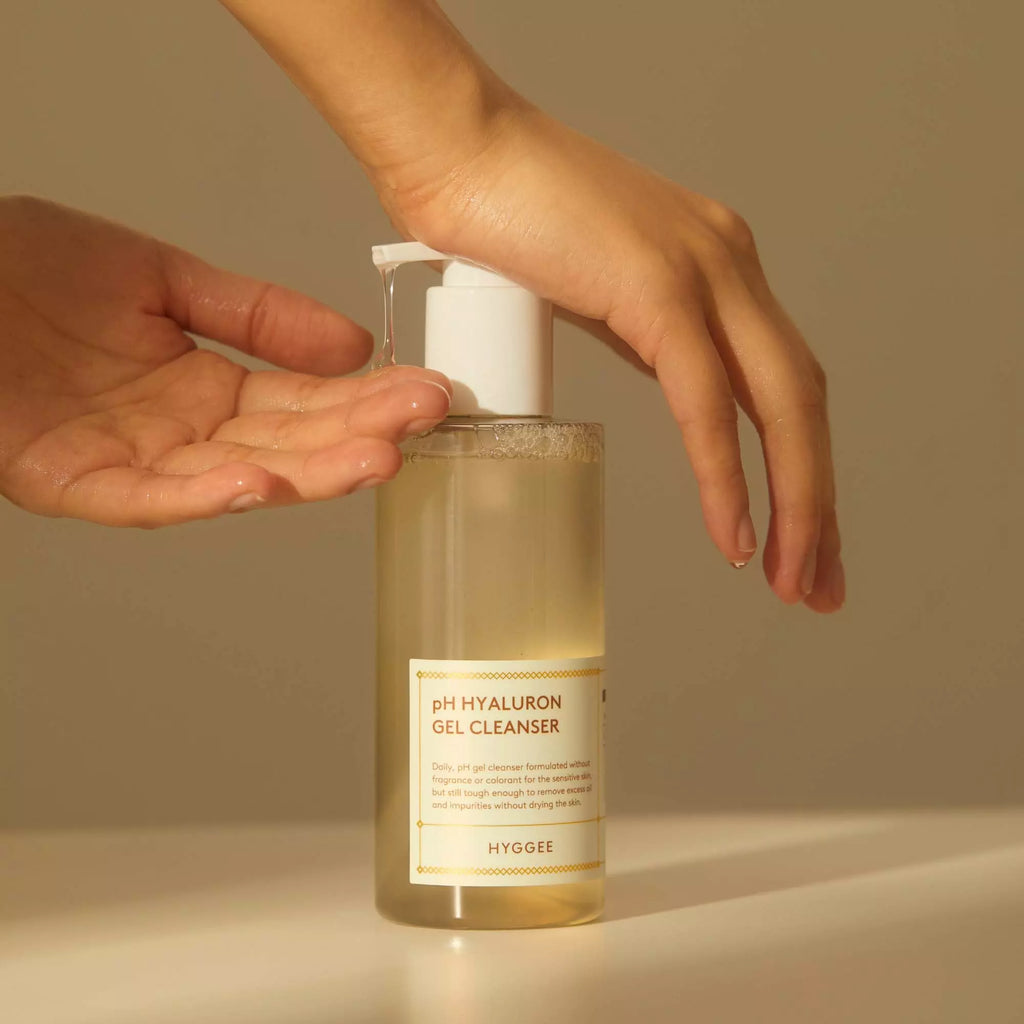 HYGGEE hyaluron cleanser för känslig hud som rengör skonsamt utan att torka ut