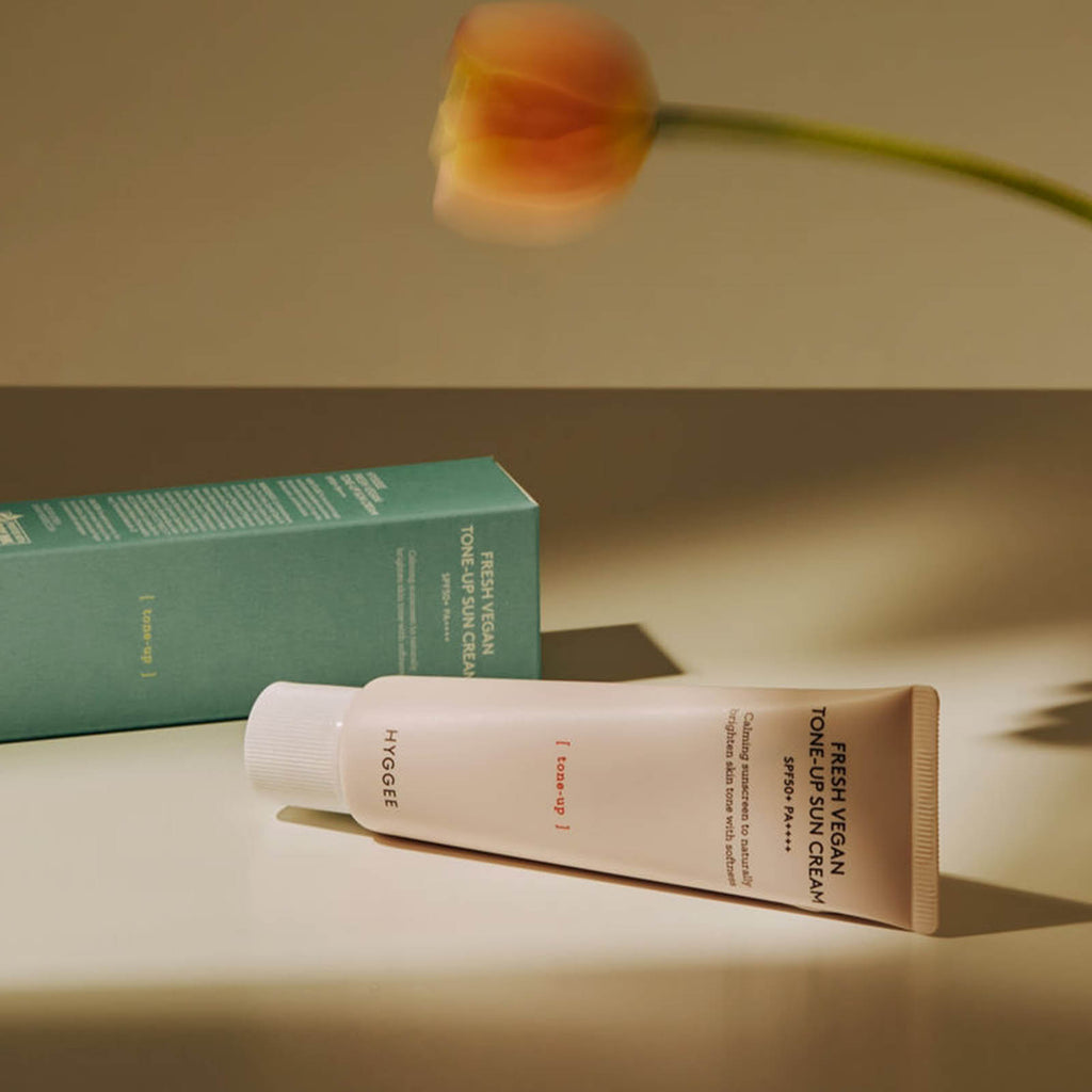 HYGGEE mineralbaserad solkräm SPF50 PA++++ med högt skydd mot UVA och UVB