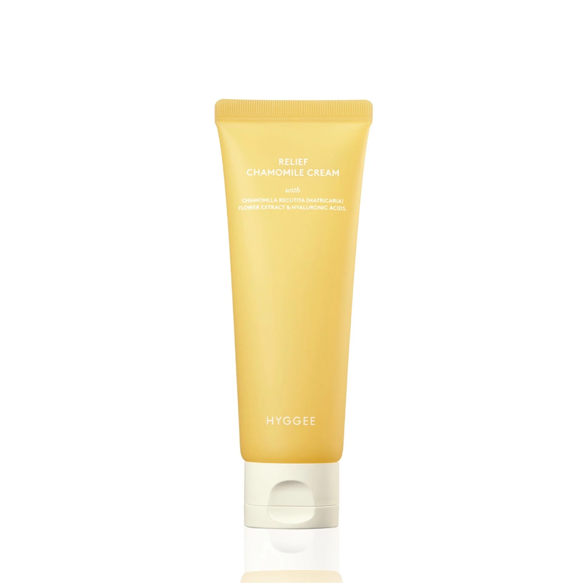 HYGGEE Relief Chamomile Cream lugnande gelkräm som återfuktar och balanserar huden