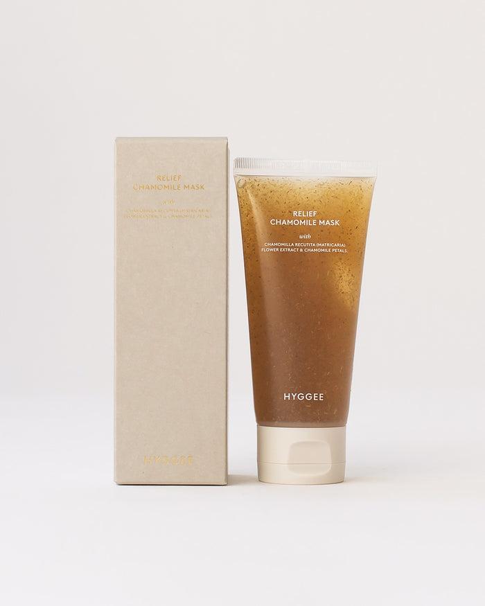 HYGGEE Relief mask med kamomill och naturlig BHA för mjuk hud