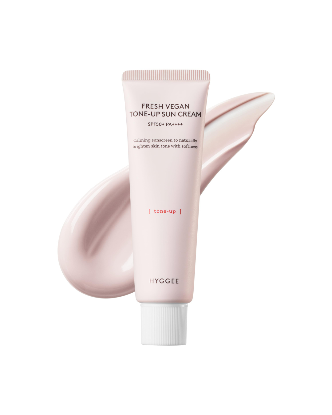 HYGGEE Fresh Vegan Tone-Up Sunscreen SPF50 PA++++ som jämnar ut hudton och skyddar