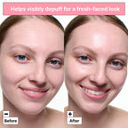 Icy cooling mask for depuffing and healthy glow