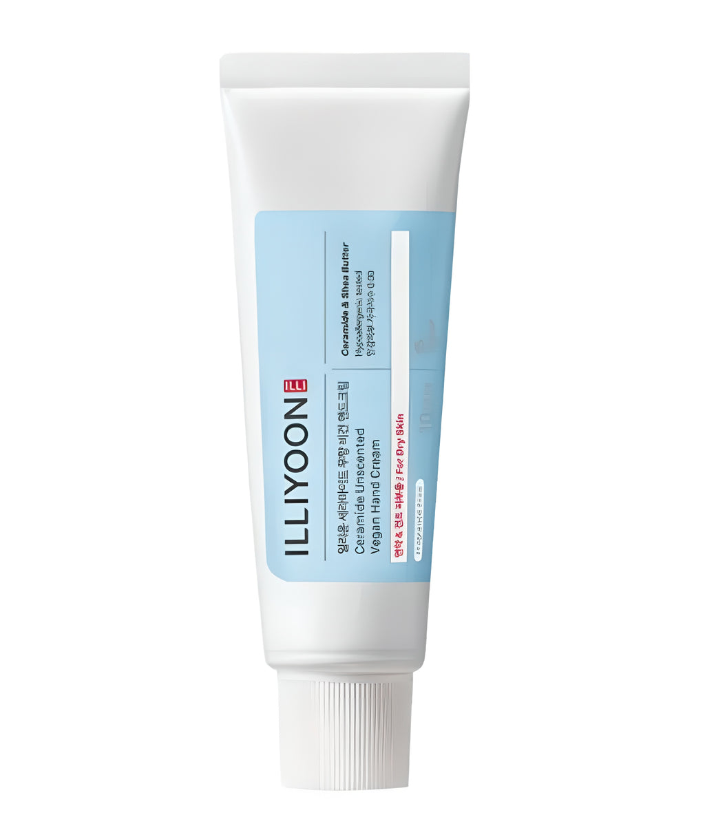 Illiyoon Ceramide Unscented Vegan Handcream 50ml parfymfri vegansk handkräm med ceramider för torra händer