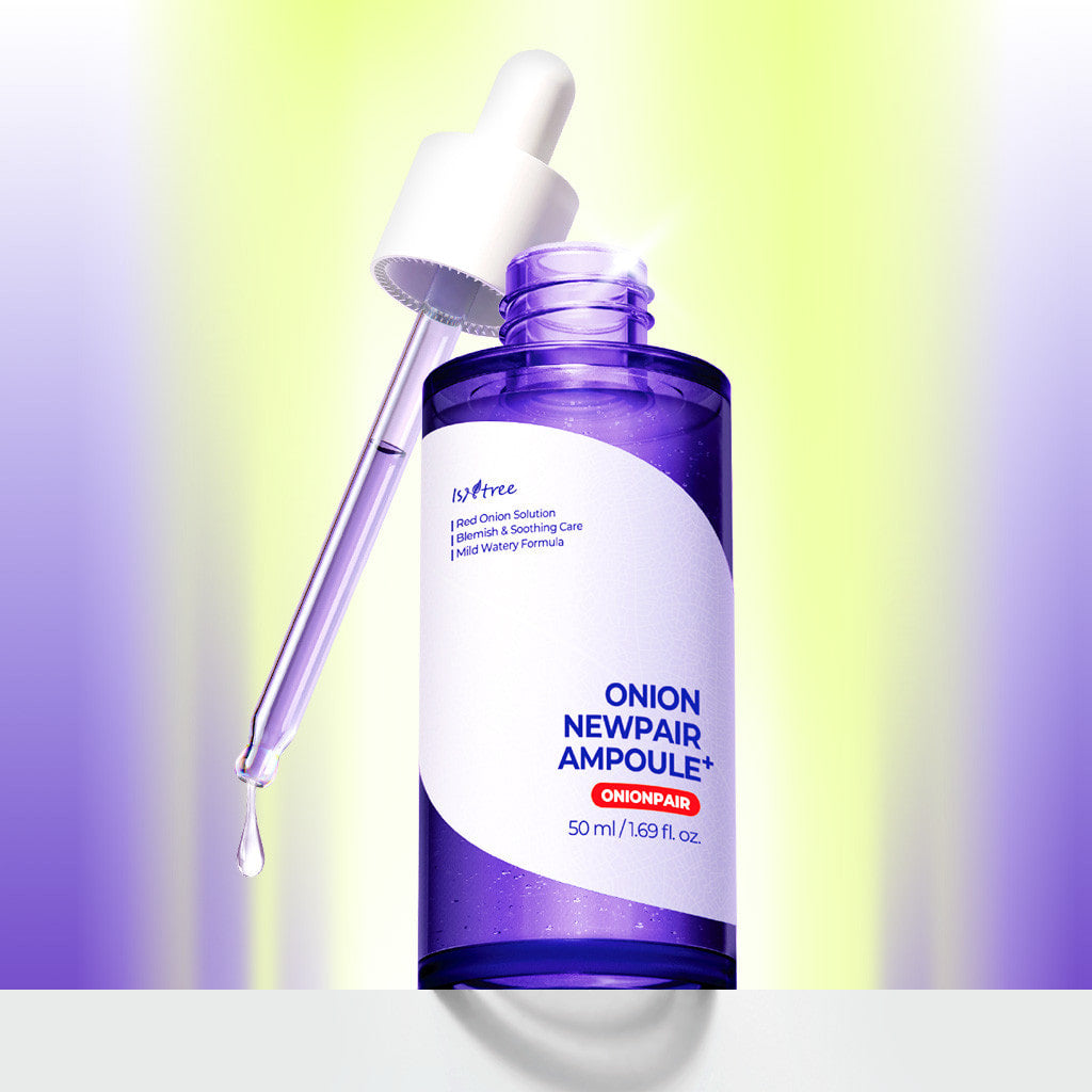 Isntree Onion Newpair Ampoule Plus med pipett och serumdroppe