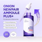 Isntree Onion Newpair Ampoule Plus för lyster, mörka fläckar och stärkt hudbarriär