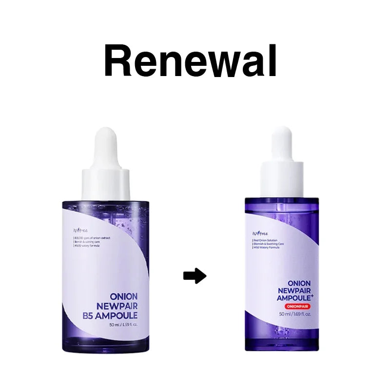 Förpackningsförnyelse av Isntree Onion Newpair Ampoule Plus 50 ml