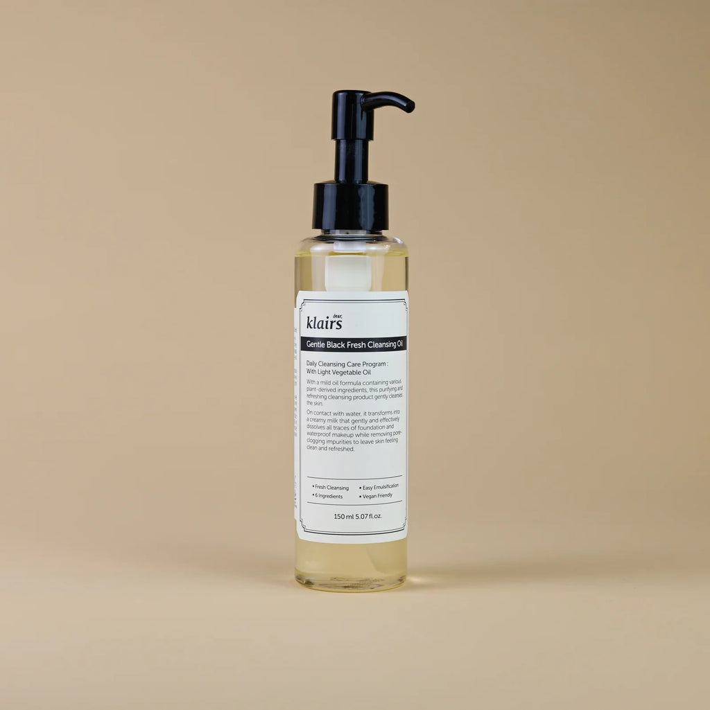 Dear Klairs Gentle Black Fresh Cleansing Oil 150ml
