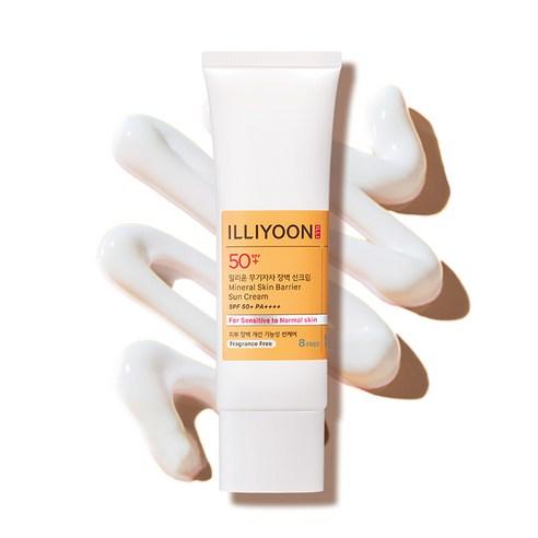 Koreanskt mineralsolskydd med panthenol, niacinamid och SPF50+