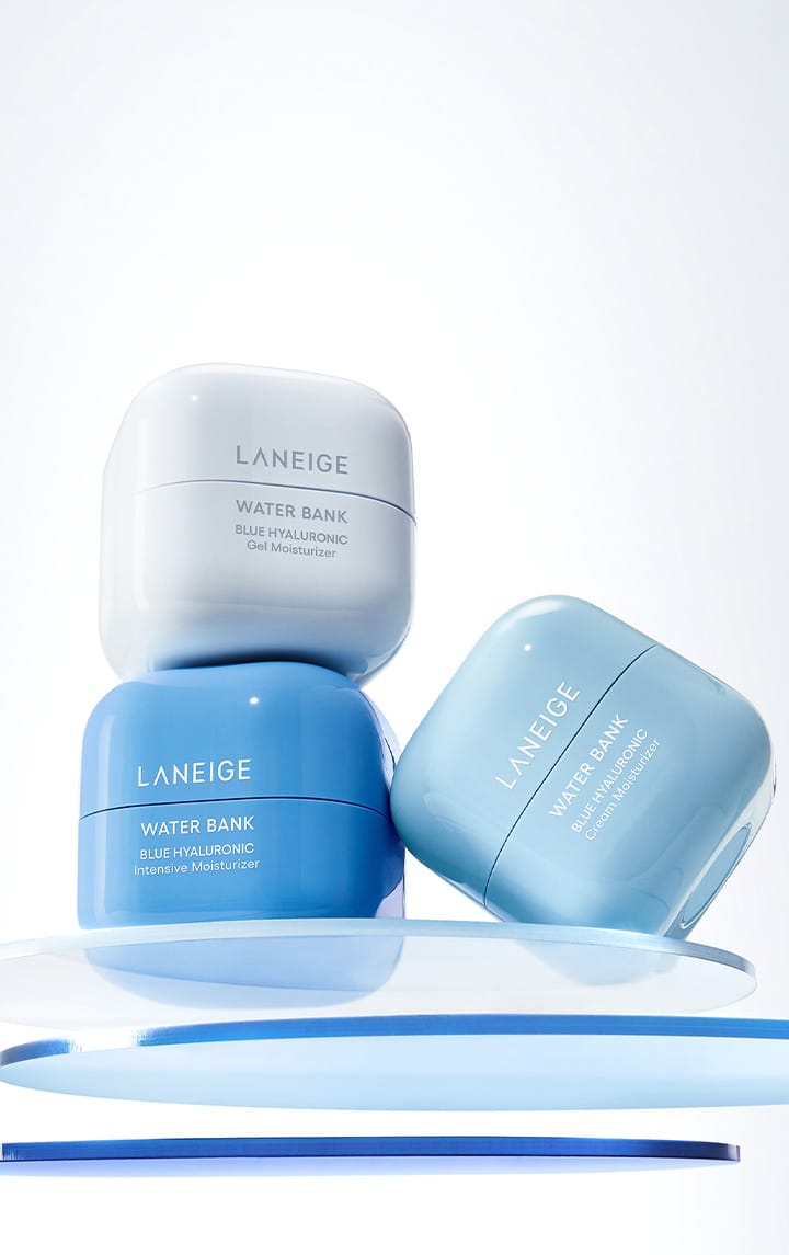 Laneige Water Bank Blue Hyaluronic Cream för torr, känslig och fuktfattig hud