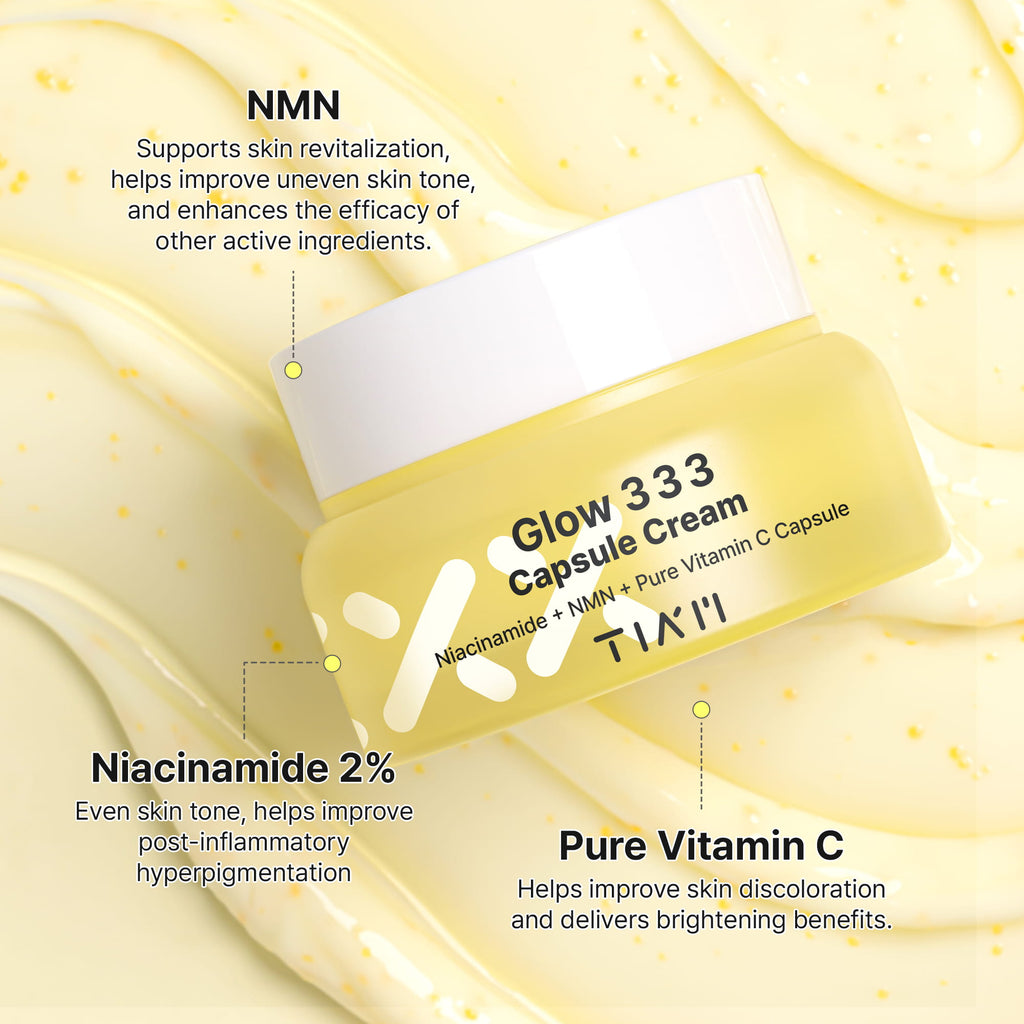 Koreansk ansiktskräm med vitamin C och niacinamide för glow och återfuktning