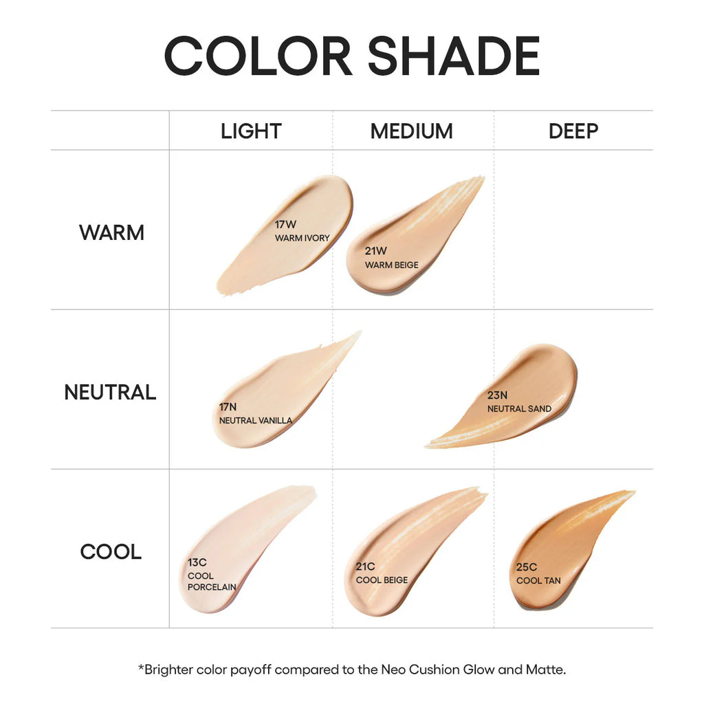 Swatch av shade 13C Cool Porcelain för ljus hud med kall underton