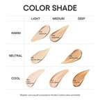 Swatch av shade 13C Cool Porcelain för ljus hud med kall underton