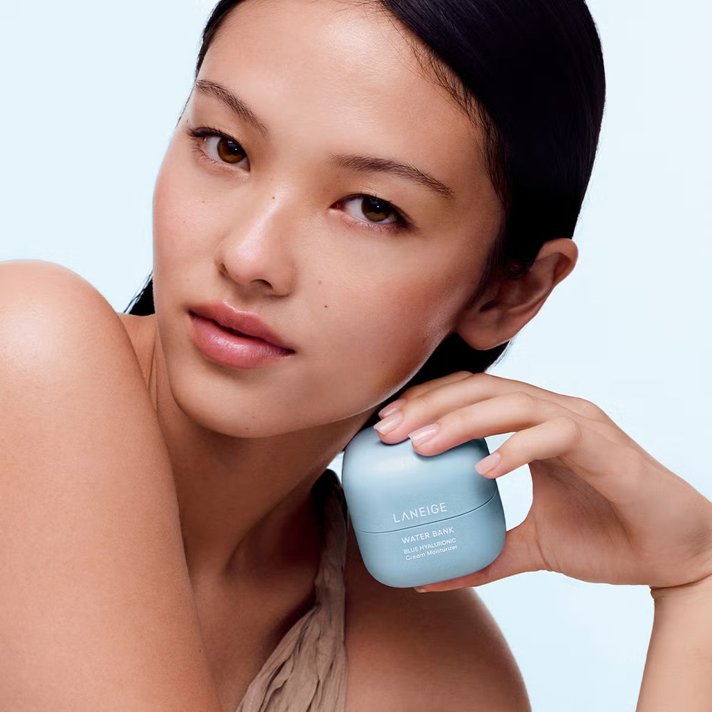Laneige Water Bank Cream med ceramider och Blue Hyaluronic Acid för torr och normal hud