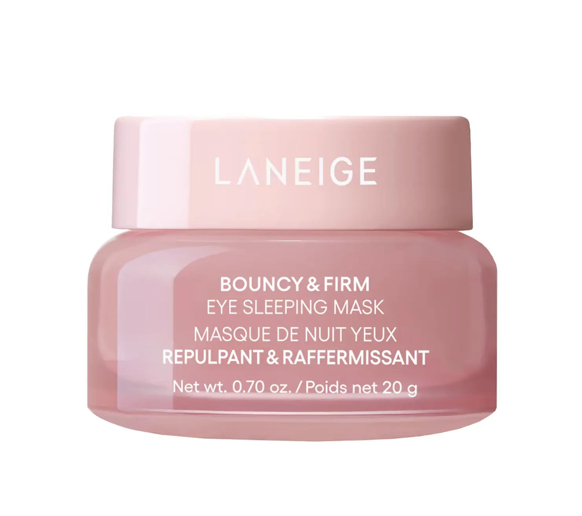 Laneige Bouncy & Firm Eye Sleeping Mask 20 g on a white background