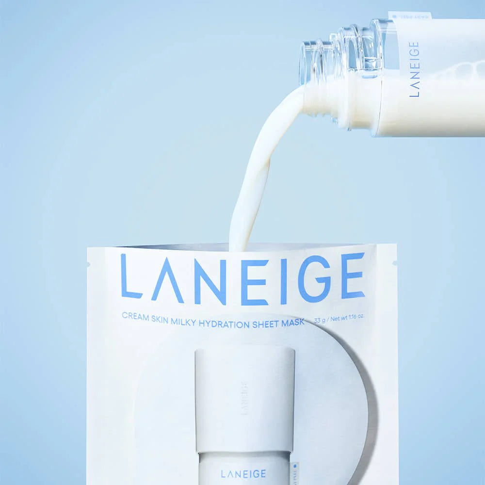 Återfuktande sheet mask från Laneige med ceramider och peptider som stärker hudbarriären