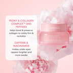 Laneige eye mask with peony collagen caffeine and niacinamide