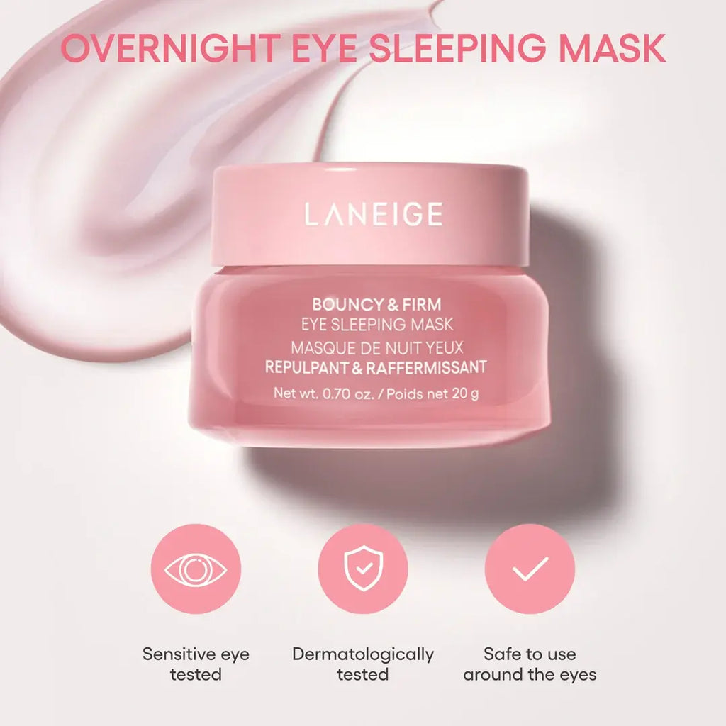 Laneige overnight eye mask tested for the sensitive eye area