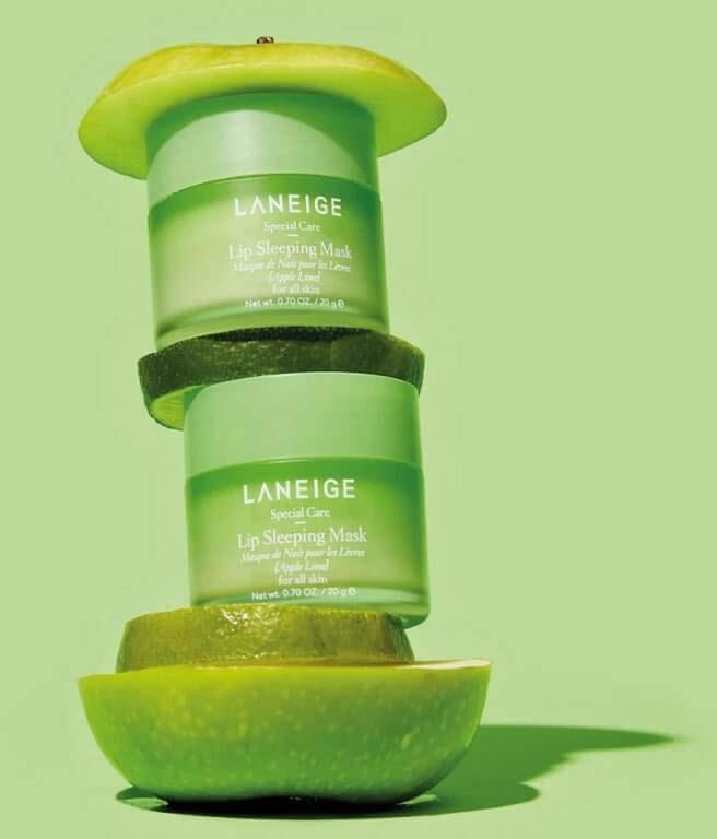 Laneige nattmask för läpparna med Moisture Wrap Technology som hjälper till att kapsla in fukt hela natten