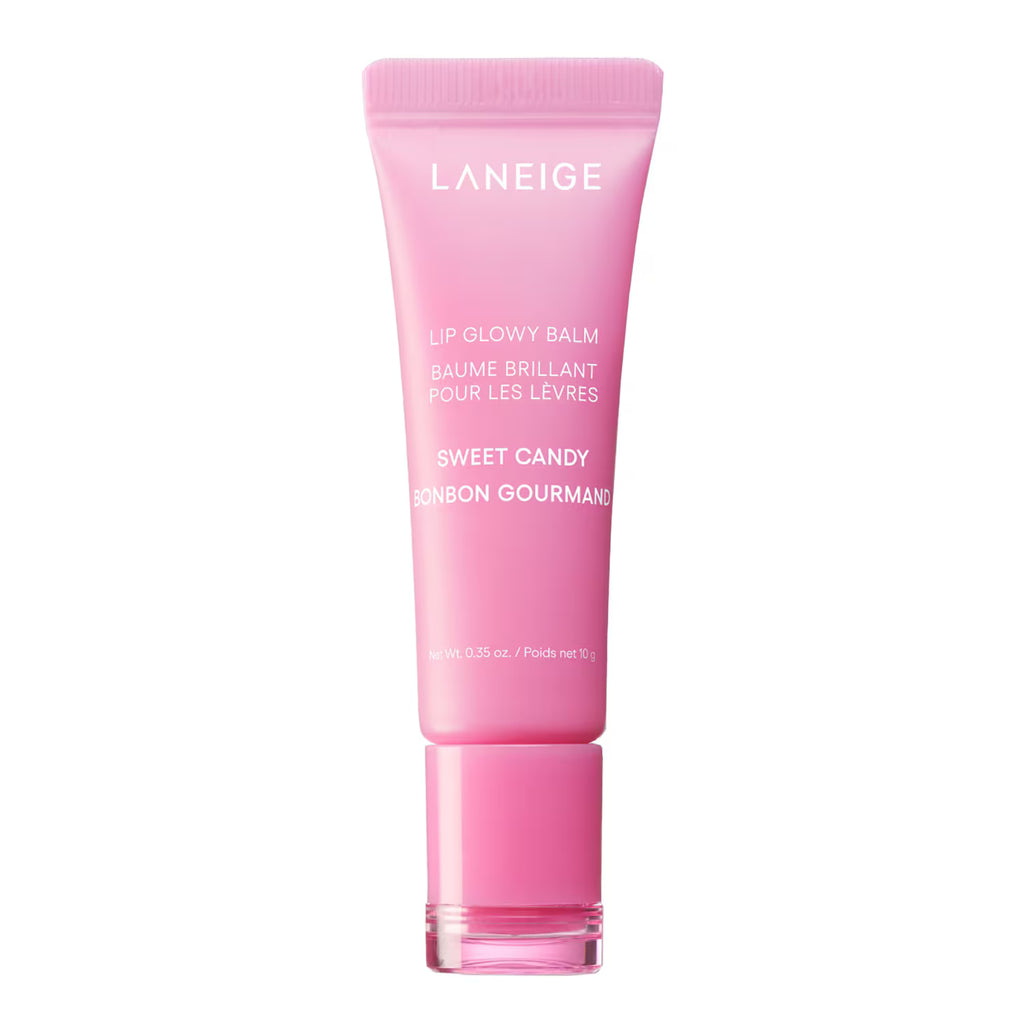 Laneige Lip Glowy Balm Sweet Candy 10g återfuktande läppbalsam med sheasmör och murumurusmör