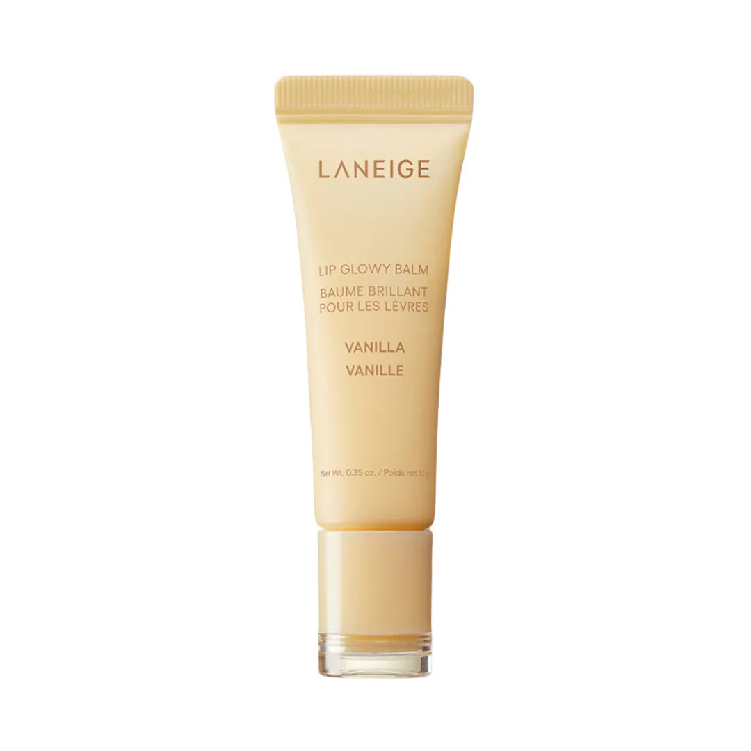 Laneige Lip Glowy Balm Vanilla 10g återfuktande läppbalsam med sheasmör och murumurusmör