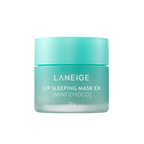 Laneige Lip Sleeping Mask EX Mint Choco 20g som återfuktar torra läppar över natten med hyaluronsyra och Berry Mix Complex