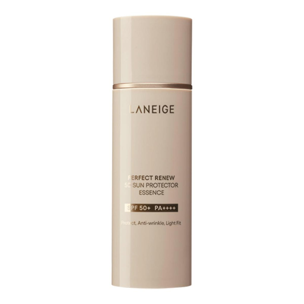 Laneige Perfect Renew 5D Sun Protector Essence SPF50+ PA++++ 50ml med återfuktande essensformula
