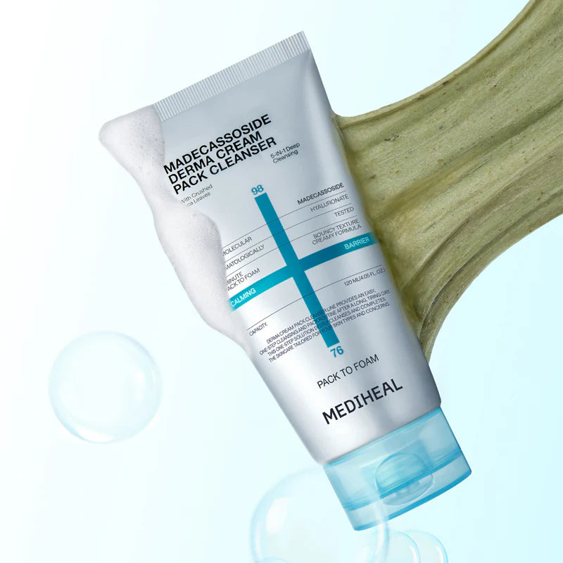 2-i-1 cream cleanser och ansiktsmask med Madecassoside och Centella Asiatica