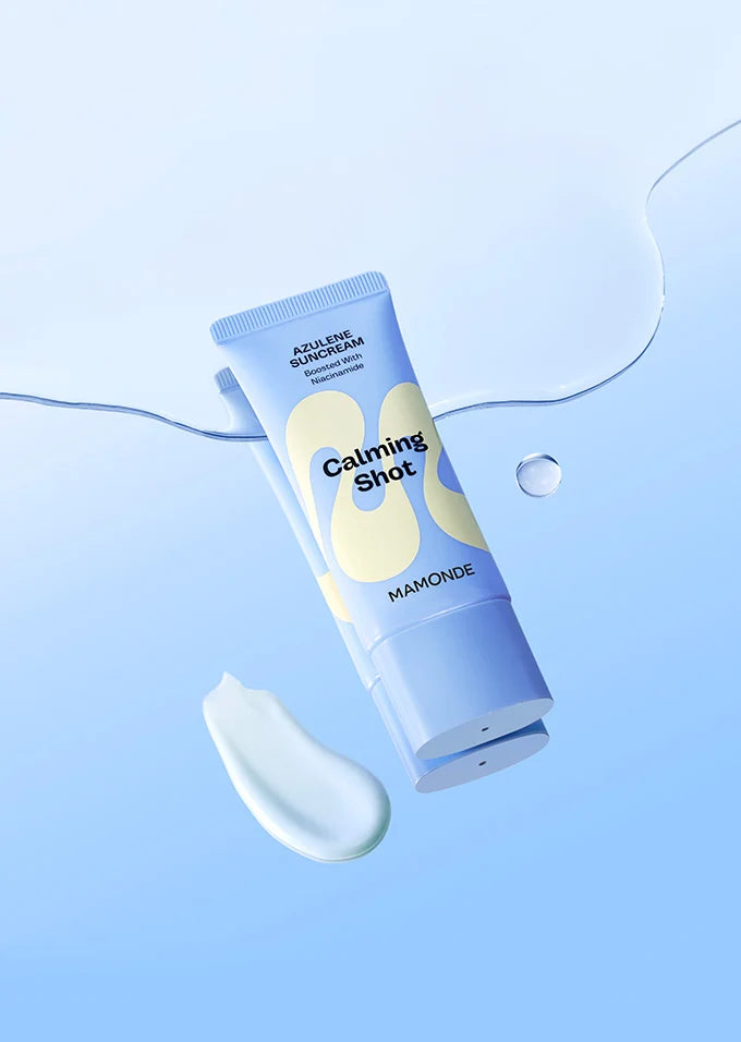 Mamonde SPF50+ solkräm med lugnande guaiazulene