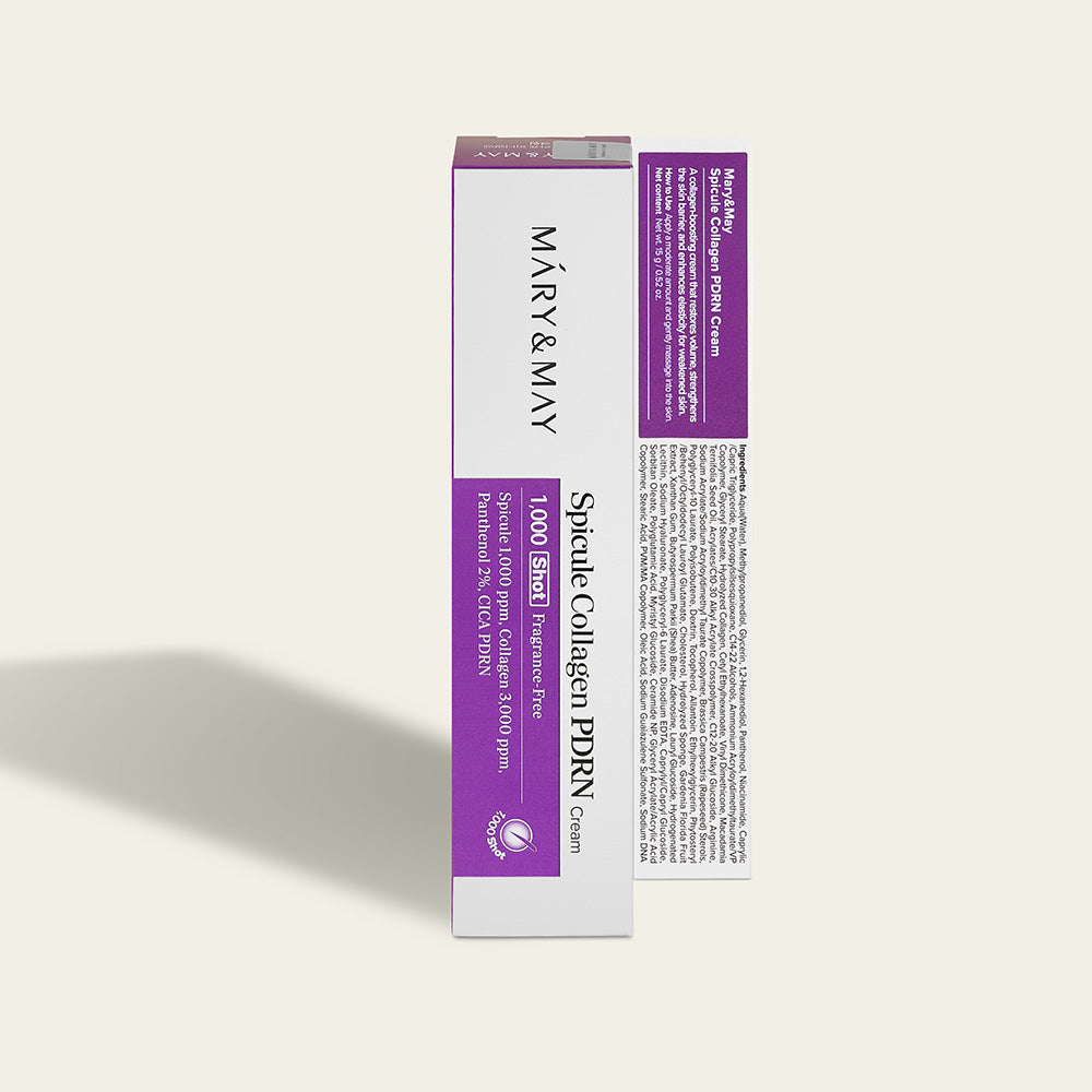 Mary&May PDRN Cream med marine collagen och spicules – ingredienser