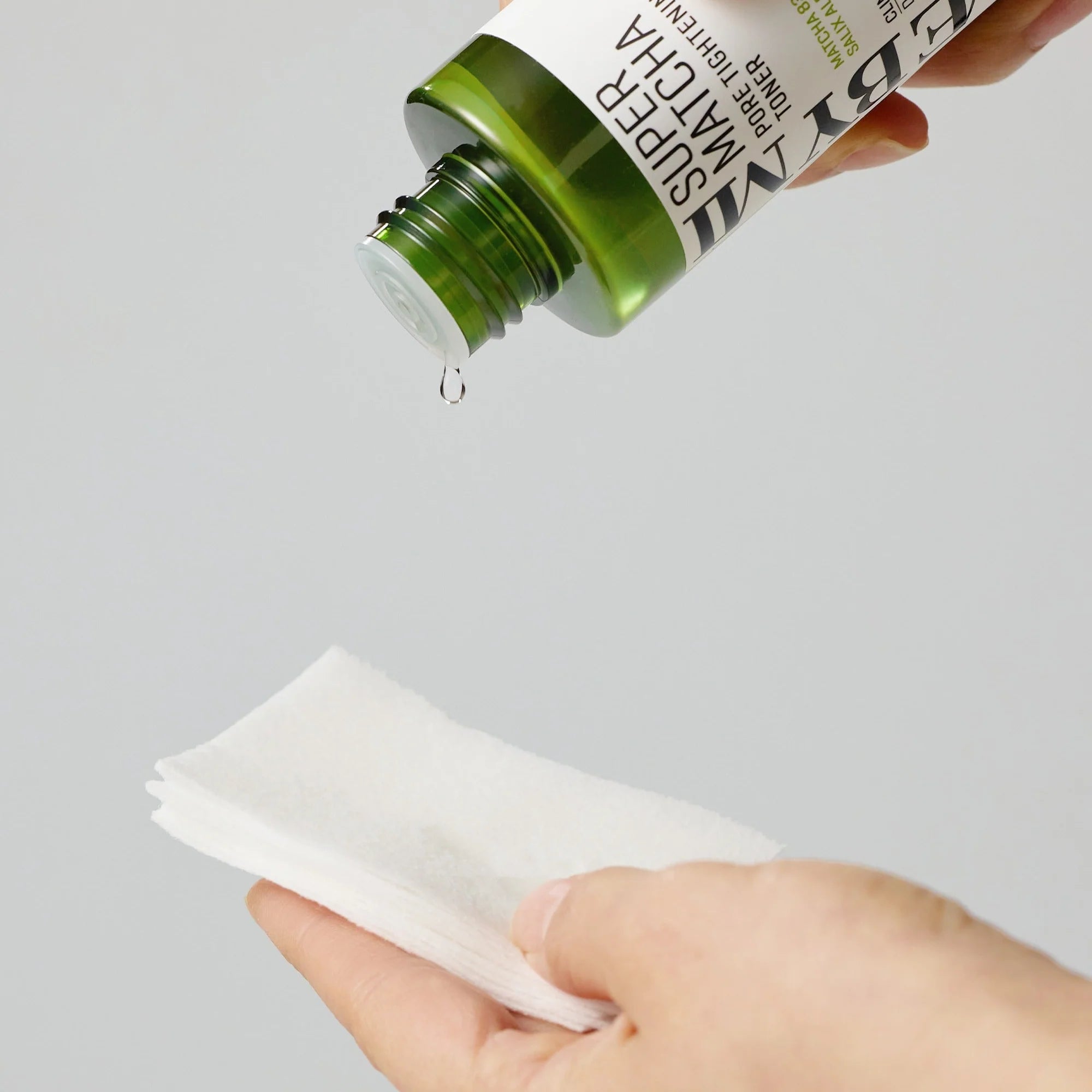 Matcha toner with 83% green tea for pore tightening and sebum control
