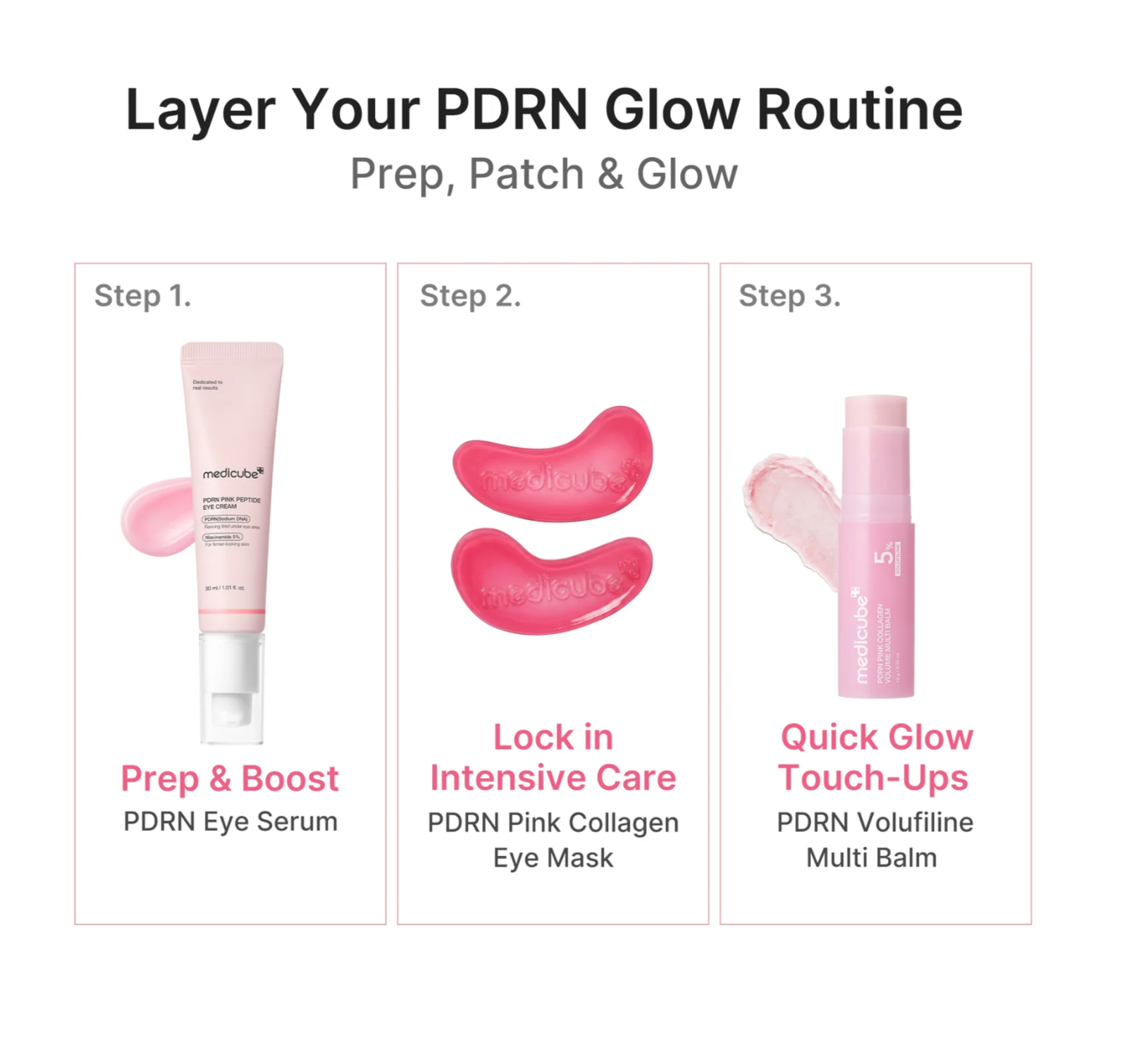 Ögonmask med PDRN, kollagen och retinol