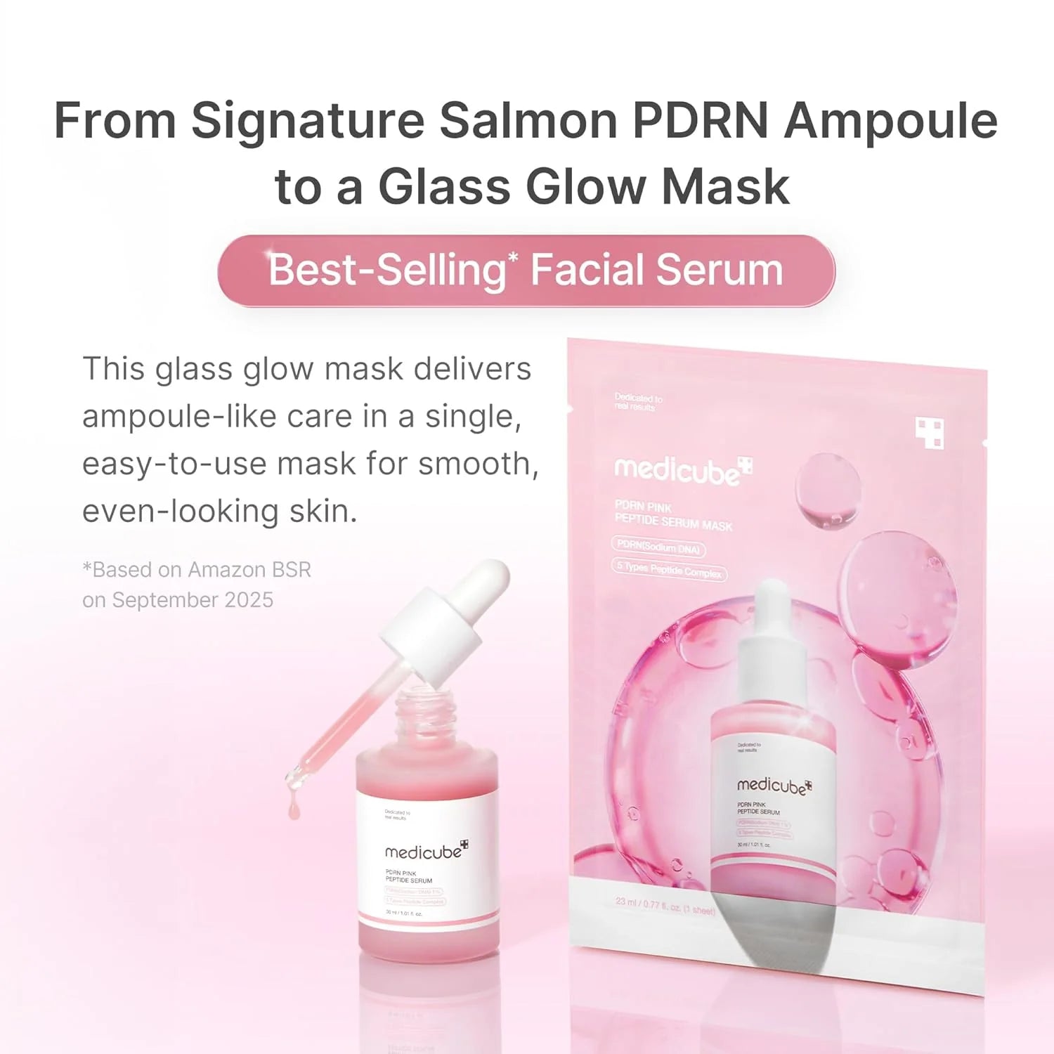 Fördelar med Medicube PDRN Pink Peptide Serum Mask
