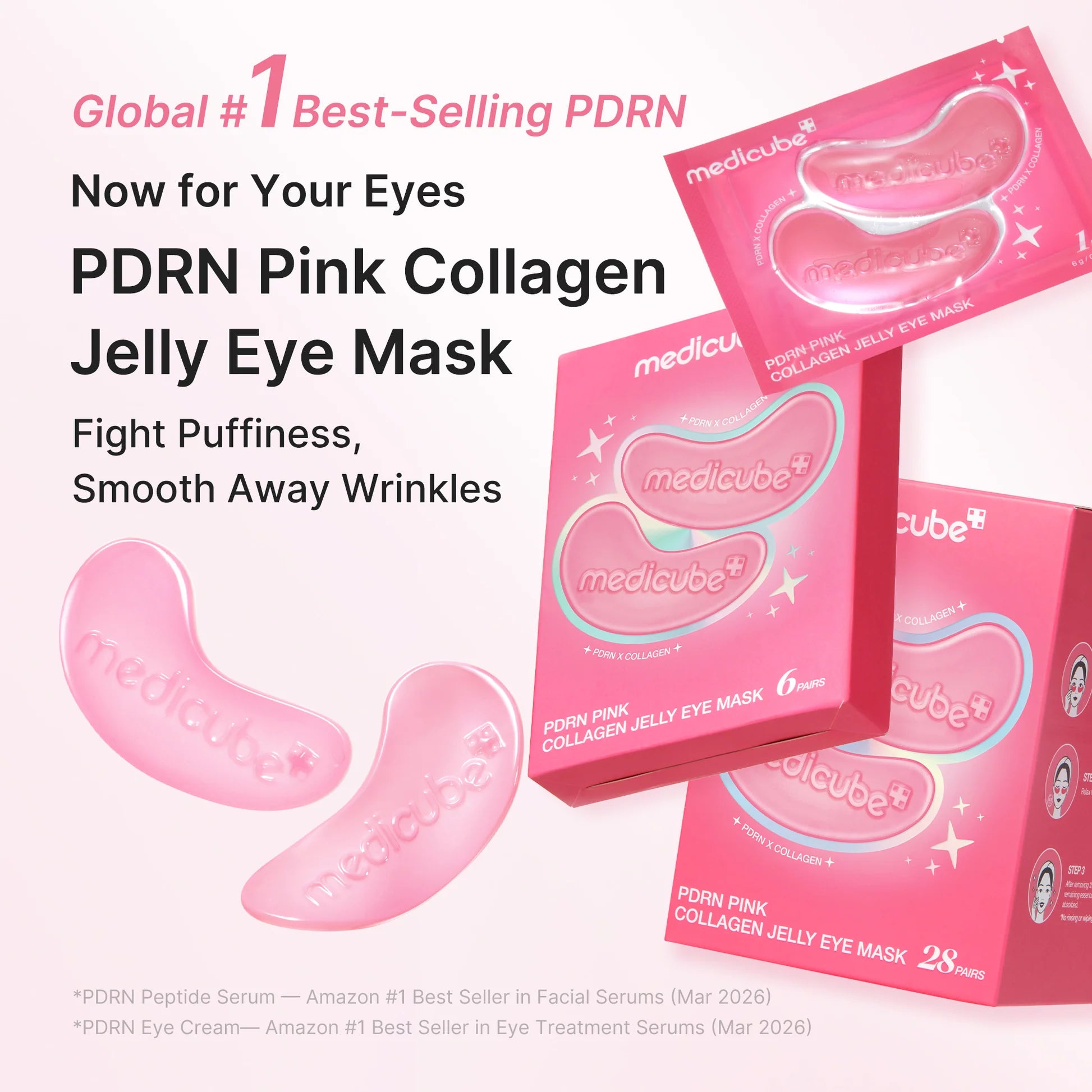 Medicube hydrogel eye mask mot svullnad och mörka ringar