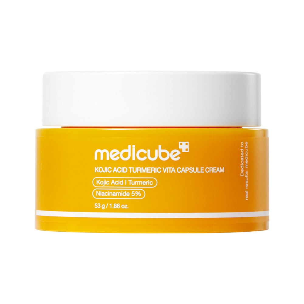 Medicube Kojic Acid Turmeric Vita Capsule Cream 53g för pigmentfläckar och ojämn hudton