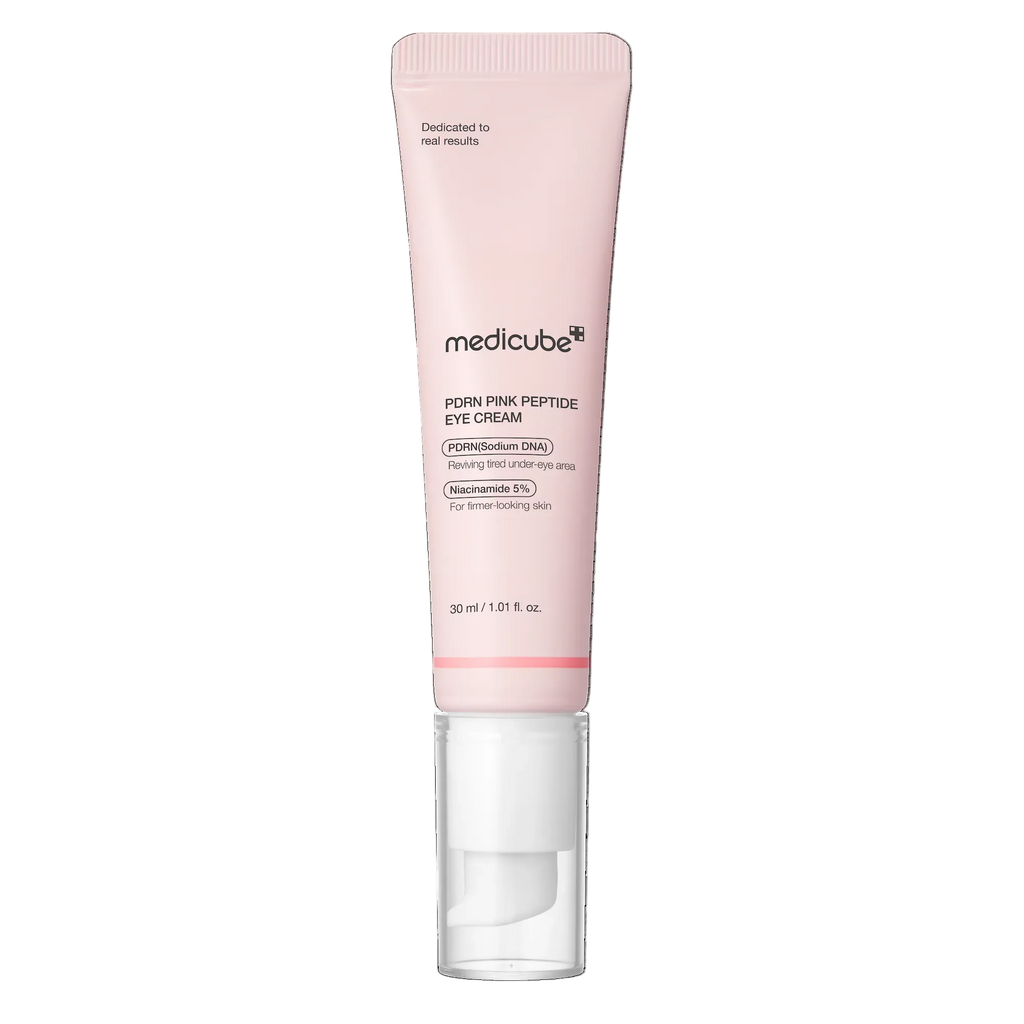 Medicube PDRN Pink Peptide Eye Cream 30 ml, ögonkräm med peptider som minskar fina linjer och ger fastare hud runt ögonen.