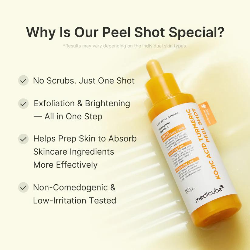 Medicube Peel Shot för porer och ojämn hudstruktur