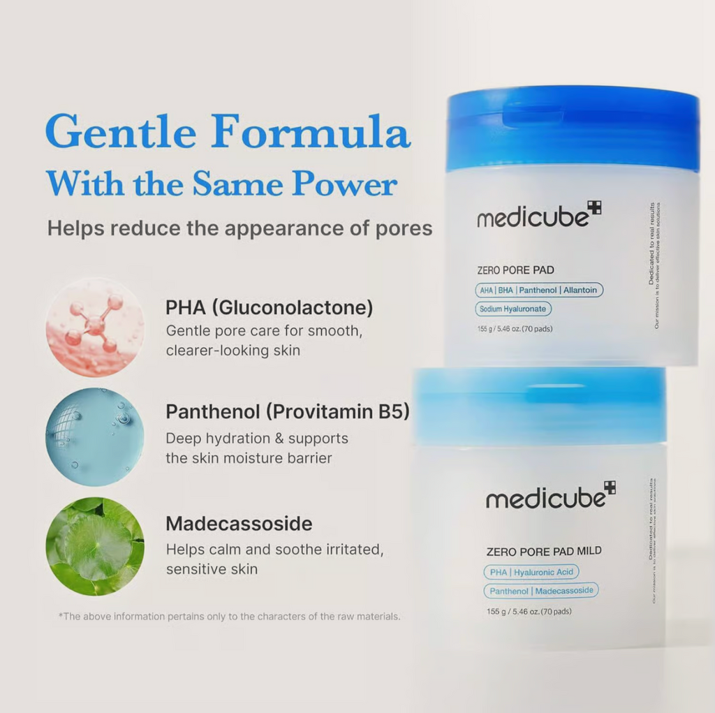Medicube Zero Pore Mild Pads