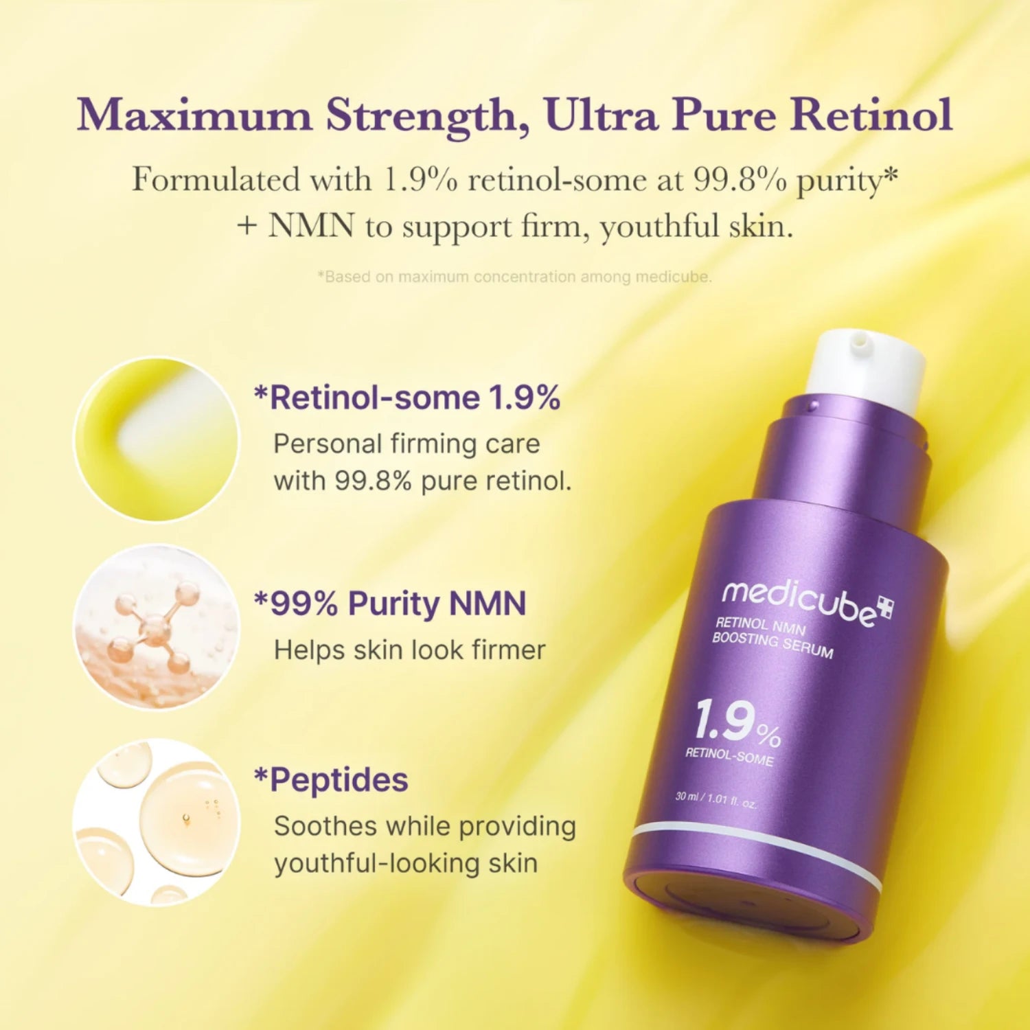 Fördelar med Medicube Retinol Boosting Serum