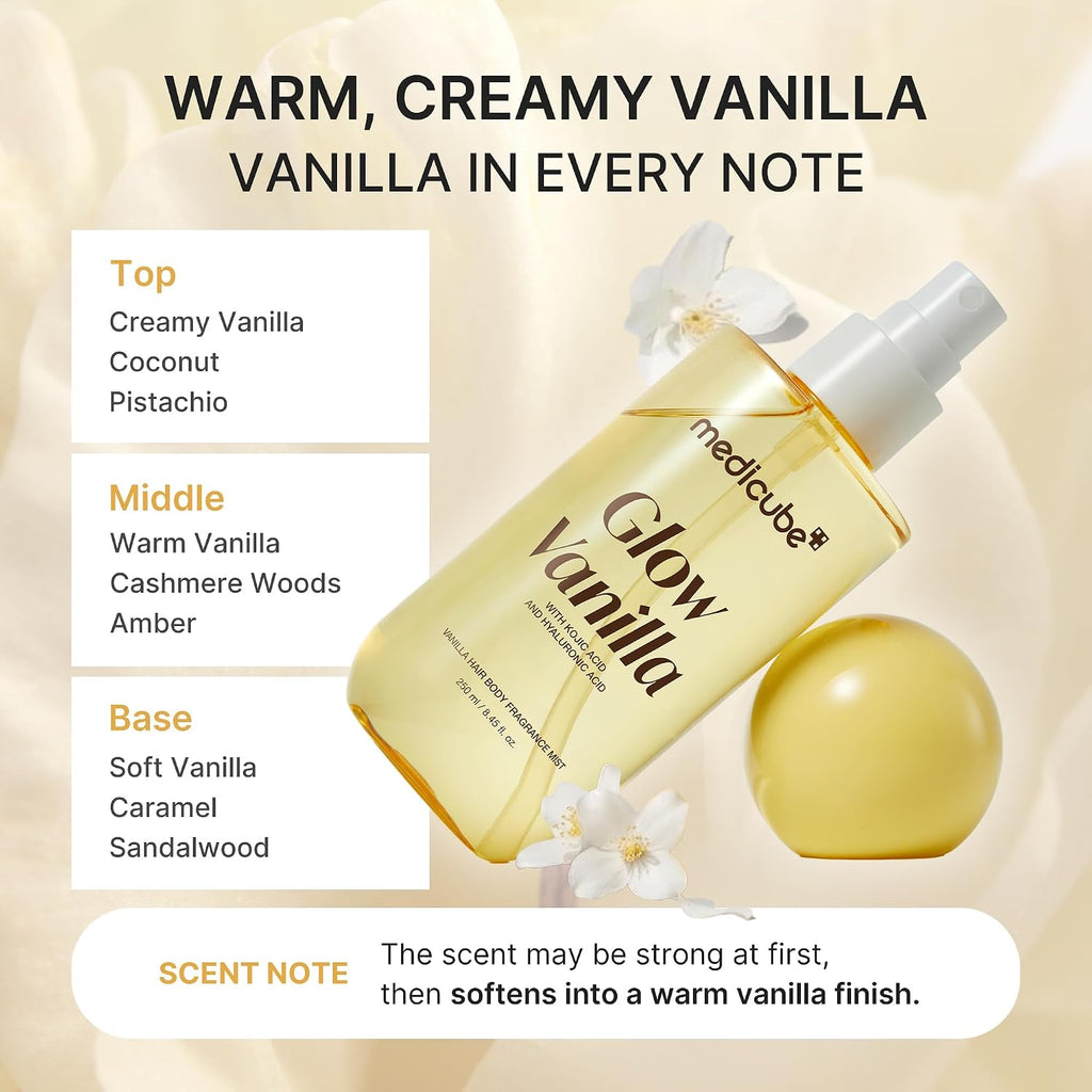 Fördelar med Medicube Vanilla Hair Body Fragrance Mist