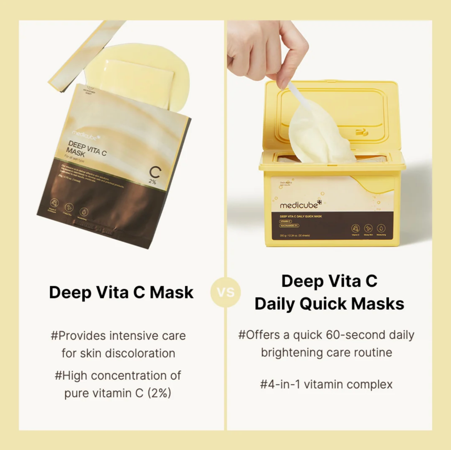C-vitamin och havtornsvatten i Deep Vita C Mask