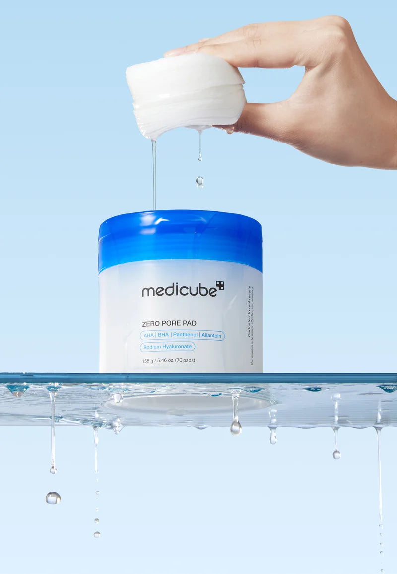 Medicube Zero Pore Pad AHA BHA exfolierande pads som rengör porer, minskar talg och förbättrar hudens struktur