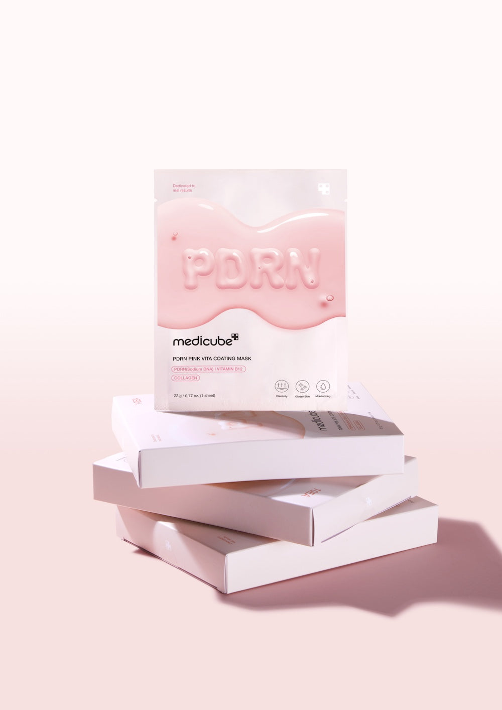 medicube pdrn pink vita coating mask koreansk sheetmask
