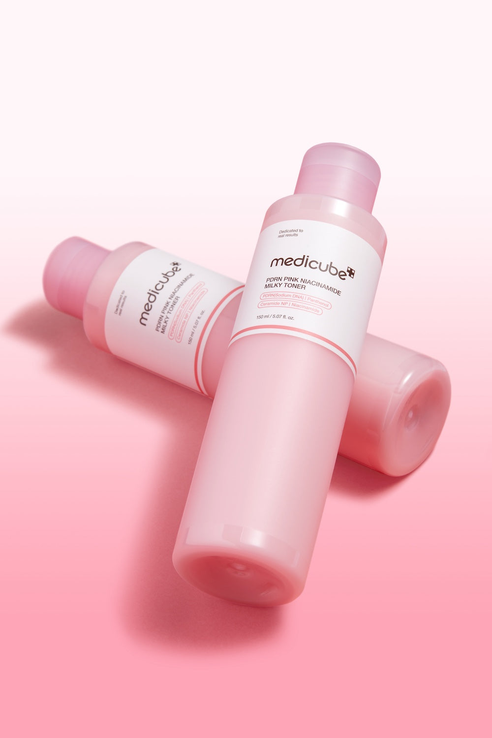 medicube pdrn pink niacinamide milky toner 150ml återfuktande