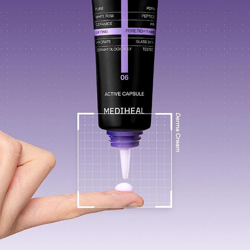 Mediheal PDRN Derma Cream med ceramider och niacinamid som stärker hudbarriären